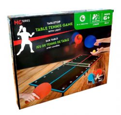 JEU DE PING-PONG ÉCLAIRÉ